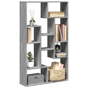 vidaXL Bibliotecă, gri sonoma, 72x20x120 cm, lemn prelucrat imagine