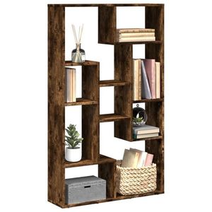 vidaXL Bibliotecă, stejar fumuriu, 72x20x120 cm, lemn prelucrat imagine