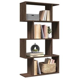 vidaXL Bibliotecă/separator 4 niveluri stejar maro 70x24x129cm lemn imagine