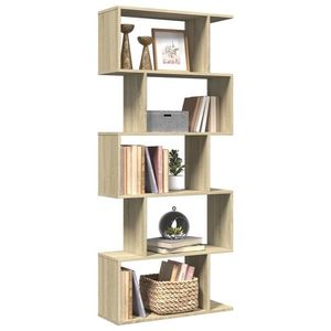 vidaXL Bibliotecă/separator 5 niveluri stejar sonoma 70x24x161 cm lemn imagine