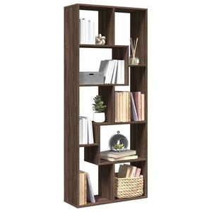 vidaXL Bibliotecă/separator cameră stejar maro 67x25x161, 5 cm lemn imagine