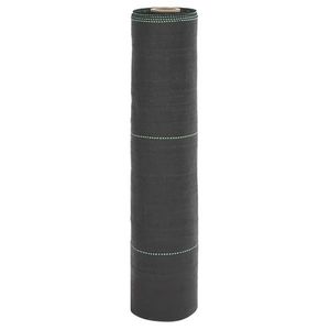 vidaXL Membrană antiburuieni, negru, 0, 5x10 m, PP imagine