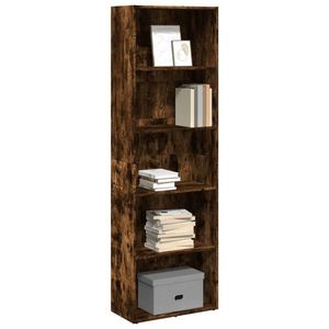 vidaXL Bibliotecă, stejar fumuriu, 60x30x189 cm, lemn prelucrat imagine