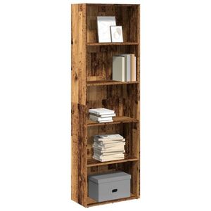 vidaXL Bibliotecă, lemn vechi, 60x30x189 cm, lemn prelucrat imagine