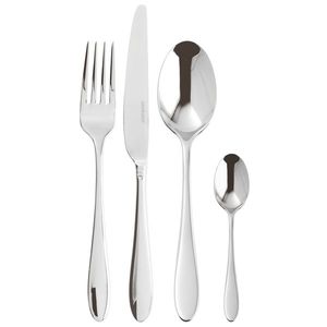 Set tacamuri Sambonet Velvet Solid Handle 24 piese inox imagine