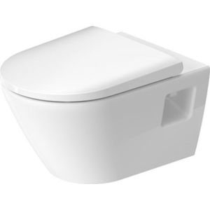 Vas wc suspendat Duravit D-Neo Rimless 37x54cm alb imagine