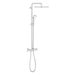 Coloana de dus Grohe Tempesta Cosmopolitan System 250 Cube cu baterie termostatata 101 cm crom imagine