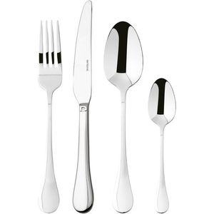 Set tacamuri Sambonet Bloom Solid Handle 24 piese inox imagine