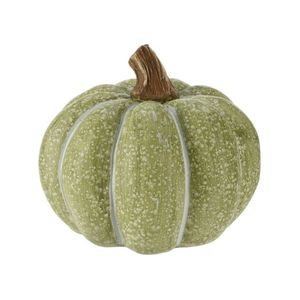 Decoratiune Pumpkin Harvest verde 15x12 cm imagine