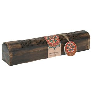 Set cu betisoare si conuri parfumate Sandalwood 30x6x6.5 cm imagine