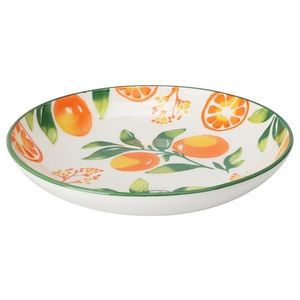 Farfurie adanca Summer Orange din ceramica 21 cm imagine