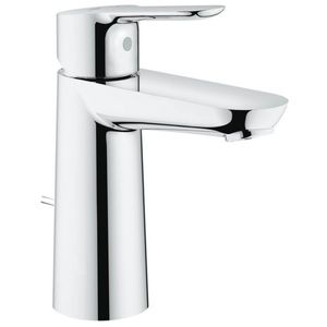 Baterie lavoar Grohe Bau Edge M size, ventil pop-up, crom imagine