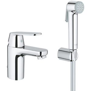 Baterie lavoar Grohe Eurosmart Cosmopolitan S size, cu dus pentru igiena intima, fara ventilCompara produs imagine