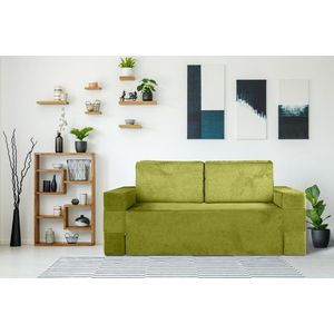 Canapea multifunctionala Smart 2 in 1, 177x80x70 cm, Lime imagine