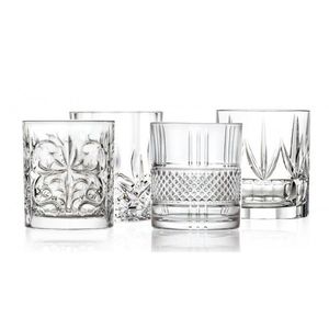 Set 4 pahare pentru whiskey, Spirts, Brandani, 400 ml, sticla cristal imagine