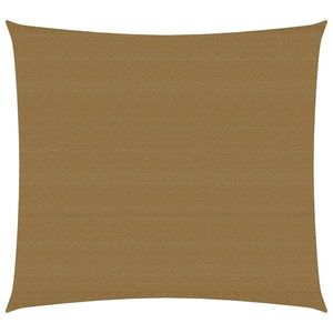 vidaXL Pânză parasolar, gri taupe, 3, 6 x 3, 6 m, HDPE, 160 g/m² imagine