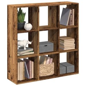 vidaXL Bibliotecă/separator cameră lemn vechi 102x29x103, 5 cm lemn imagine