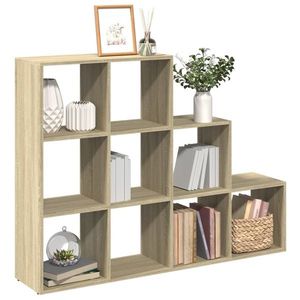 vidaXL Bibliotecă/separator cameră stejar sonoma 137, 5x29x103, 5cm lemn imagine