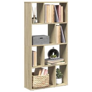 vidaXL Bibliotecă, stejar sonoma, 60x20x120 cm, lemn prelucrat imagine