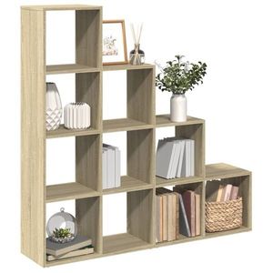 vidaXL Bibliotecă/separator cameră stejar sonoma 131, 5x29x131, 5cm lemn imagine