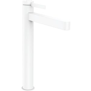 Baterie lavoar Hansgrohe Finoris 260 ventil push-open pentru lavoar tip bol alb mat imagine