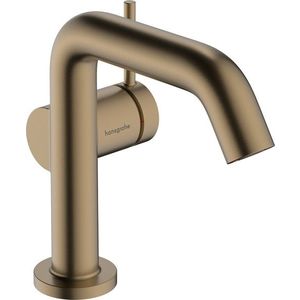 Baterie lavoar Hansgrohe Tecturis S 110 Fine CoolStart ventil click-clack bronz periat imagine