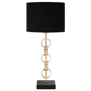 Lampa de masa Glam Rings, Mauro Ferretti, 1 x E27, 40W, Ø25x54.5 cm, fier/textil imagine