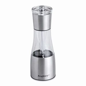 Rasnita Duo pentru sare si piper BergHOFF, Essentials, Ø6.5 x 19 cm, inox, argintiu imagine