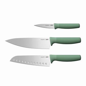 Set cutite 3 piese advanced BergHOFF, Leo Forest, inox, verde imagine