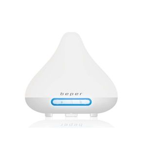 Difuzor electric de parfum si umidificator 70.402, Beper, 15.6 W, LED 7 culori, plastic imagine