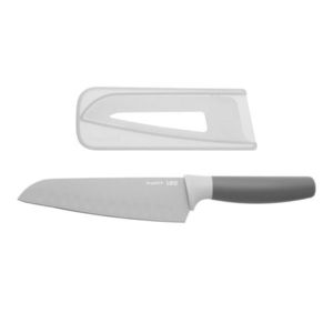 Cutit Santoku BergHOFF, Leo, 17 cm, inox, gri imagine