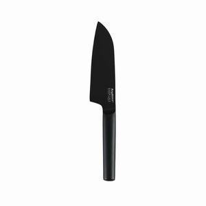 Cutit Santoku BergHOFF, Essentials Kuro, 16 cm, inox, negru imagine