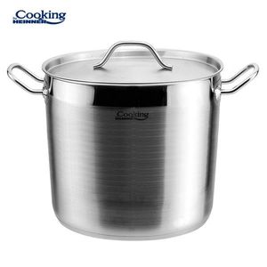 Oala cu capac, Cooking by Heinner, Maestro, 24 x 20 cm, 6.4 L, inox, gri imagine