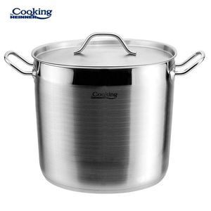 Oala cu capac, Cooking by Heinner, Maestro, 26 x 21 cm, 11 L, inox, gri imagine