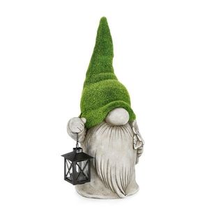 Decoratiune de gradina Gnome, Bizzotto, 26 x 50.5 cm, magneziu imagine