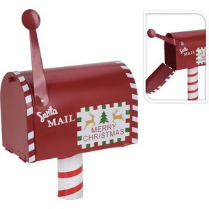 Decoratiune cutie postala Mailbox, 23x13x25.5 cm, metal, multicolor imagine