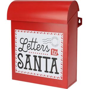 Cutie postala Letters to Santa v1, Excellent Houseware, 24x1x29 cm, fier, rosu imagine