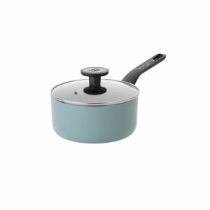 Cratita cu capac saucepan BergHOFF, Leo Slate, Ø18 cm, 1.9 L, aluminiu, invelis antiaderent, albastru imagine