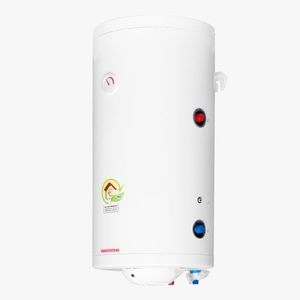 Boiler termoelectric Sunsystem MB-NL2 S1 120 cu o serpentina, 120 litri, putere serpentina 9.22 kw, putere electrica 2 kW, serpentina pe partea dreapta, reglaj extern de temperatura, izolatie termica imagine