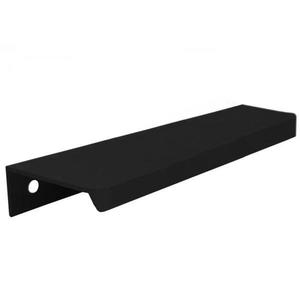 Maner pentru mobila AL13, finisaj negru mat, L: 212 mm imagine