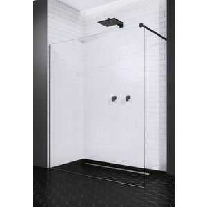 Cabina de dus tip Walk-in Radaway Modo II Black 110cm imagine