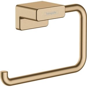 Suport hartie igienica Hansgrohe AddStoris bronz periat imagine