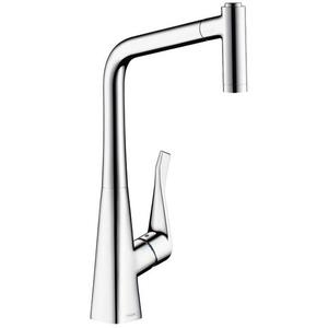 Baterie bucatarie Hansgrohe Metris 320 dus extractibil imagine