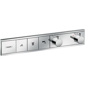 Baterie cada - dus termostatata Hansgrohe RainSelect cu 3 functii montaj incastrat necesita corp ingropat crom imagine