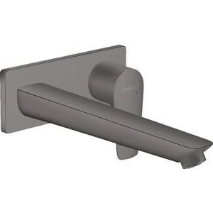 Baterie lavoar Hansgrohe Talis E cu pipa 225 mm montaj incastrat necesita corp ingropat negru periat imagine