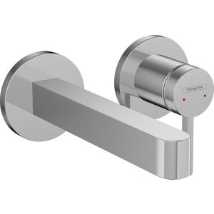 Baterie lavoar Hansgrohe Finoris cu pipa 168mm montaj incastrat necesita corp ingropat crom imagine