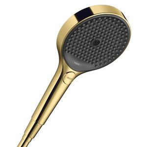 Para de dus Hansgrohe Rainfinity 130 EcoSmart Select 9l/min 3 jet gold optic lustruit imagine