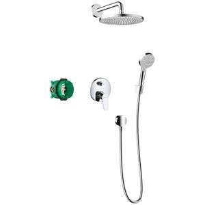 Sistem de dus incastrat Hansgrohe Crometta S 240 cu 2 consumatori crom imagine