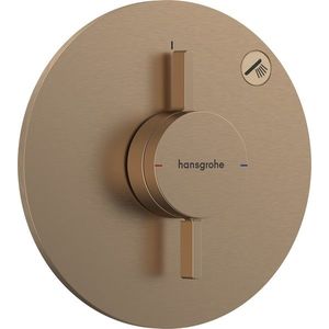 Baterie dus Hansgrohe DuoTurn S cu montaj incastrat necesita corp ingropat bronz periat imagine