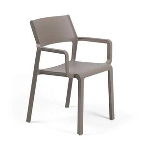 Scaun exterior Nardi Trill Armchair cu brate tortora imagine